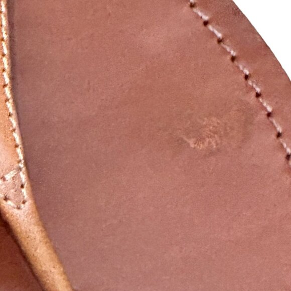 Tory Burch Suede With Leather Trim Sandal, Chestnut, Size 9 - Picture 6 of 9